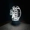 Custom laser engraved logo on acrylic.