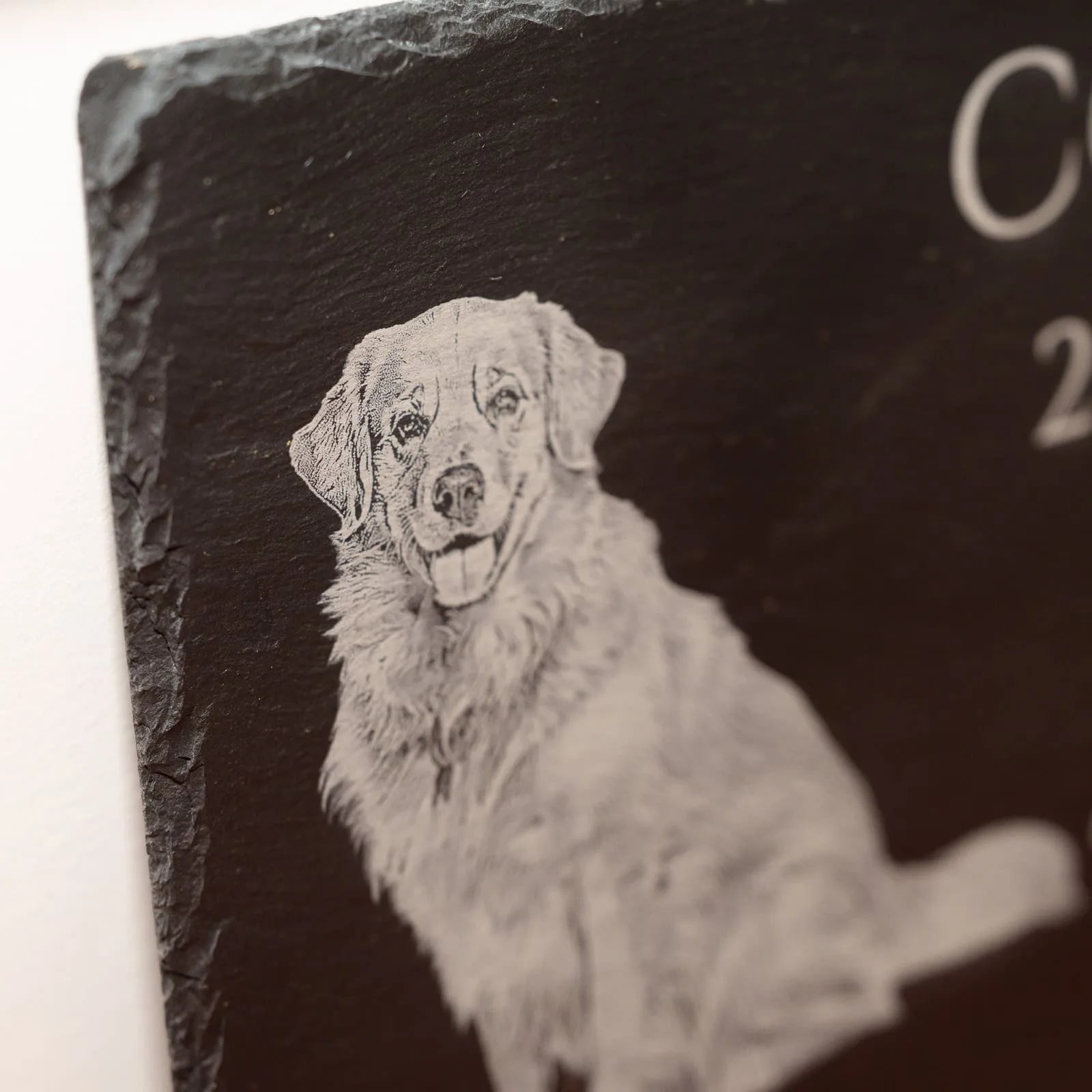 Pets Memorial Slates - Shoreline Laser