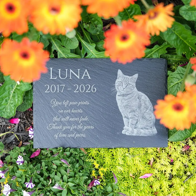 Pets Memorial Slates - Shoreline Laser